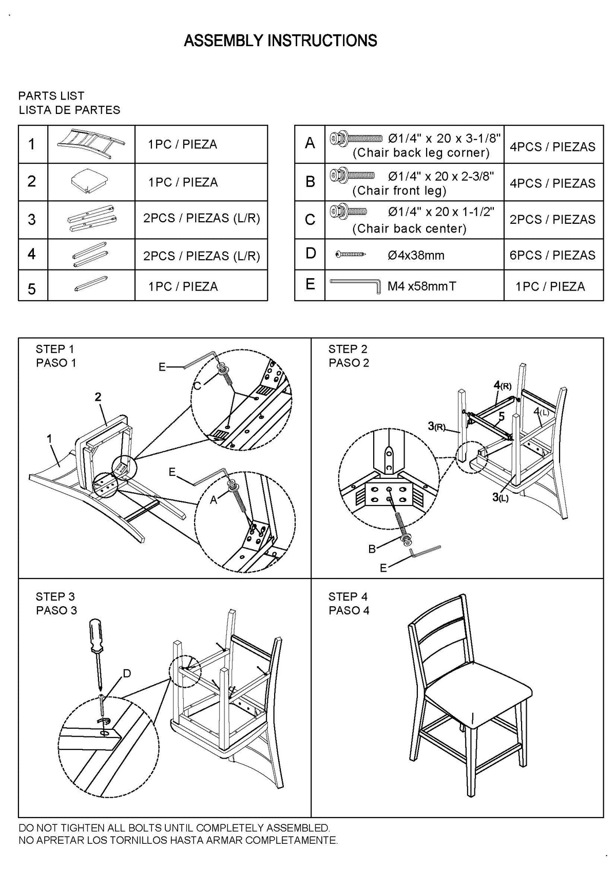 24 Inch Counter Height Chair Set of 2 Seat Cushions Gray Fabric Black By Casagear Home BM300874