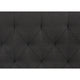 Dane Full Bed Upholstered Curved Headboard Dark Gray By Casagear Home BM300906