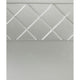 Piros 29’’ 2 Drawer Nightstand Mirrored Silver Diamond Frame By Casagear Home BM300945