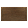 Trea 78 Inch Dining Table, 6 Drawers, Plank Top, 6 Seater, Rustic Brown By Casagear Home