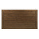 Trea 78 Inch Dining Table, 6 Drawers, Plank Top, 6 Seater, Rustic Brown By Casagear Home