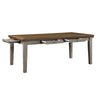 Trea 78 Inch Dining Table, 6 Drawers, Plank Top, 6 Seater, Gray, Brown By Casagear Home