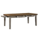 Trea 78 Inch Dining Table, 6 Drawers, Plank Top, 6 Seater, Gray, Brown By Casagear Home