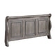 Demi California King Bed Sleigh Headboard Panel Molding Oak Gray Wood By Casagear Home BM301325