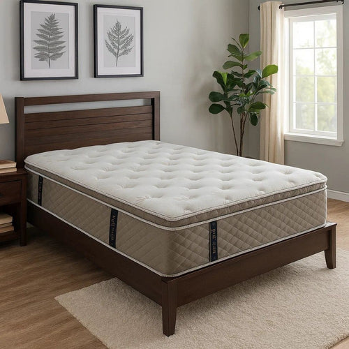 Moh 13 Inch Pocket Coil California King Mattress, Soft Bamboo Cotton Top