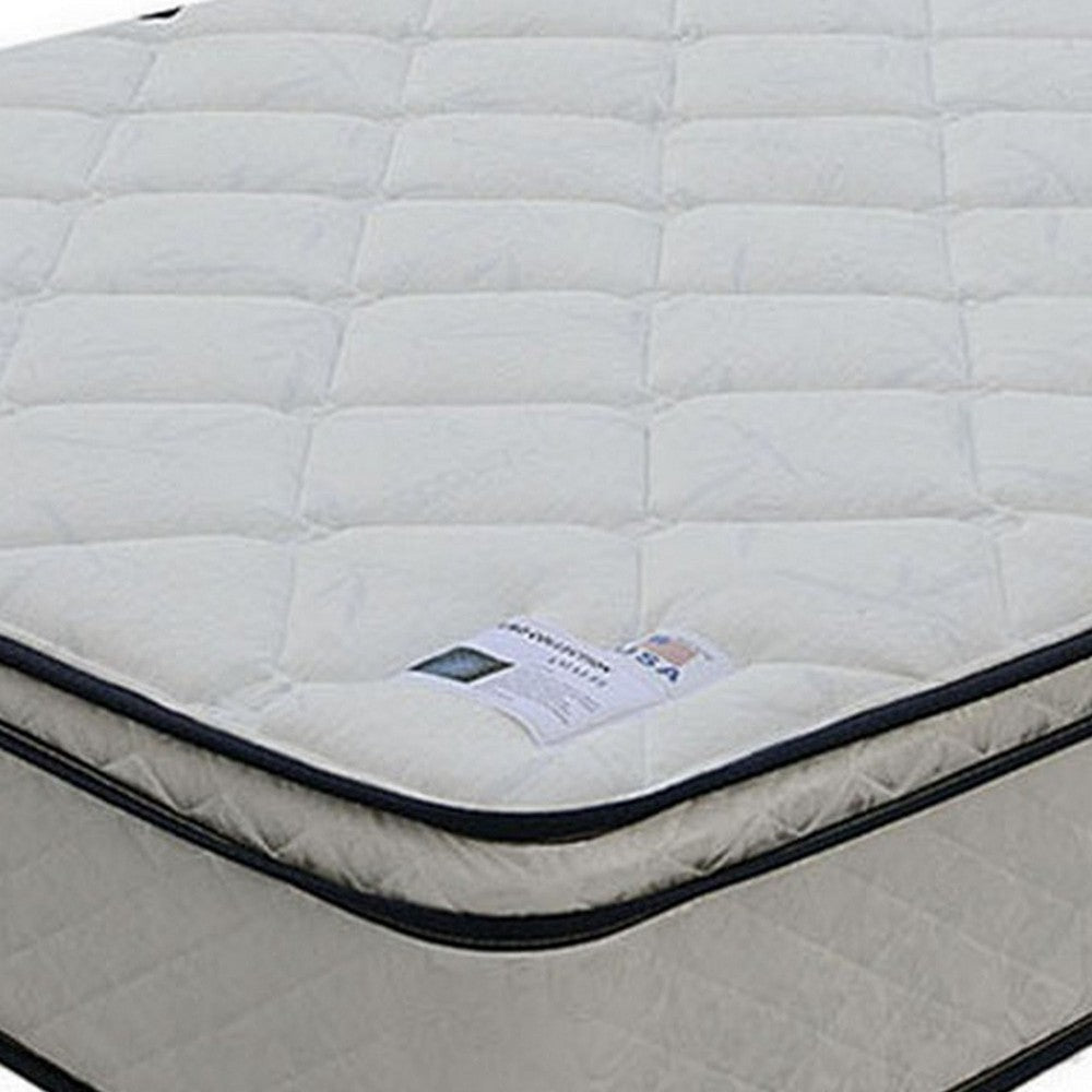 Lim 9 Inch Soft Bonnell Coil Full Size Mattress with Euro Top Dense Foam BM301410