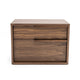 Cid Jess 25’ Nightstand Walnut Veneer Wood Grains Details By Casagear Home BM301858