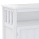 Zoh 40" Double Door Sideboard Console Cabinet, Shelf, White By Casagear Home