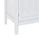 Zoh 40" Double Door Sideboard Console Cabinet, Shelf, White By Casagear Home