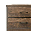 Dyna 58 Inch Wood Dresser 6 Drawers Bar Handles Rich Textured Brown By Casagear Home BM302187