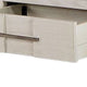Varos 48 Inch Tall Dresser Chest 5 Drawers Nickel Bar Handles White BM302190