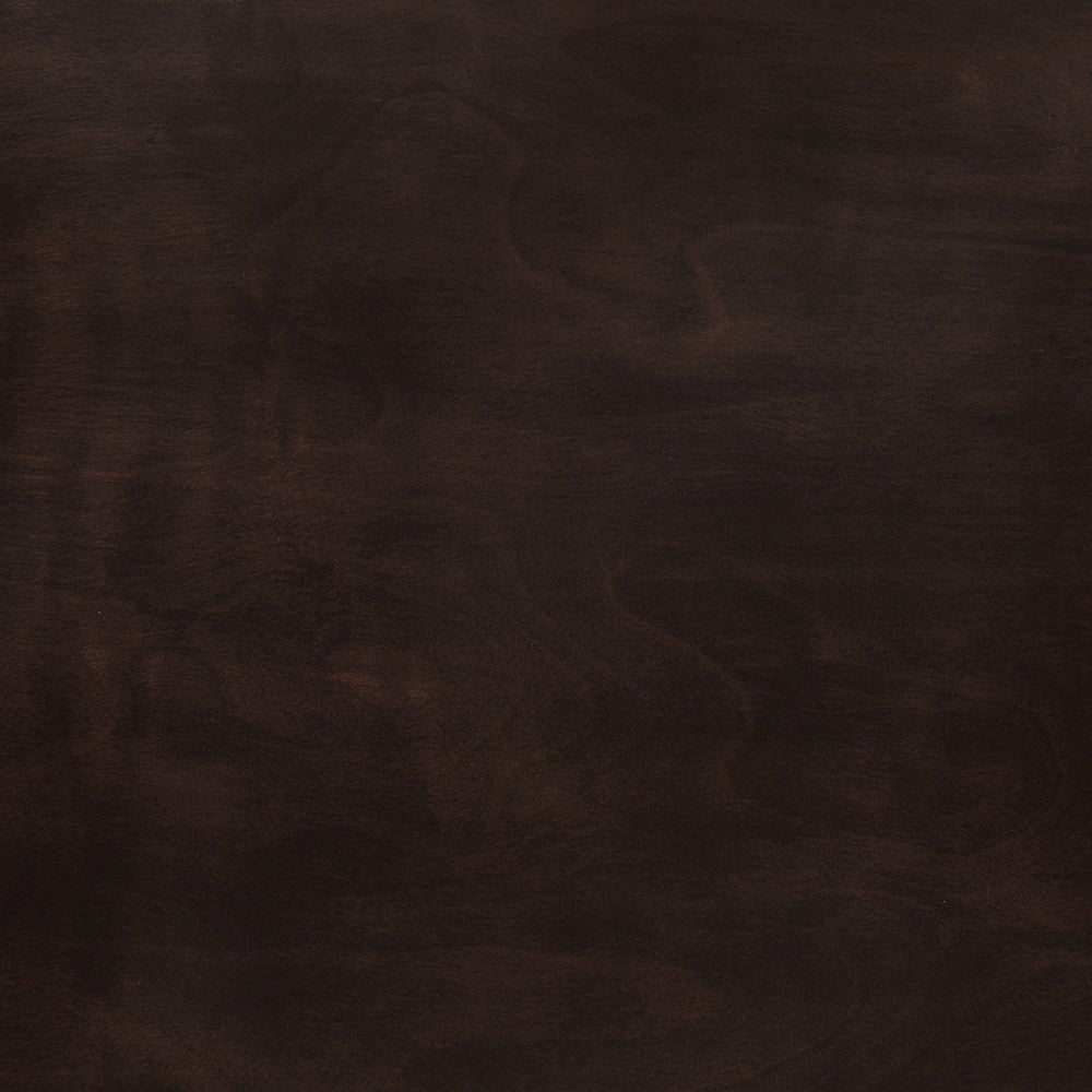 59 Inch Rectangular Dining Table, Tapered Legs, Dark Cappuccino Brown Wood By Casagear Home