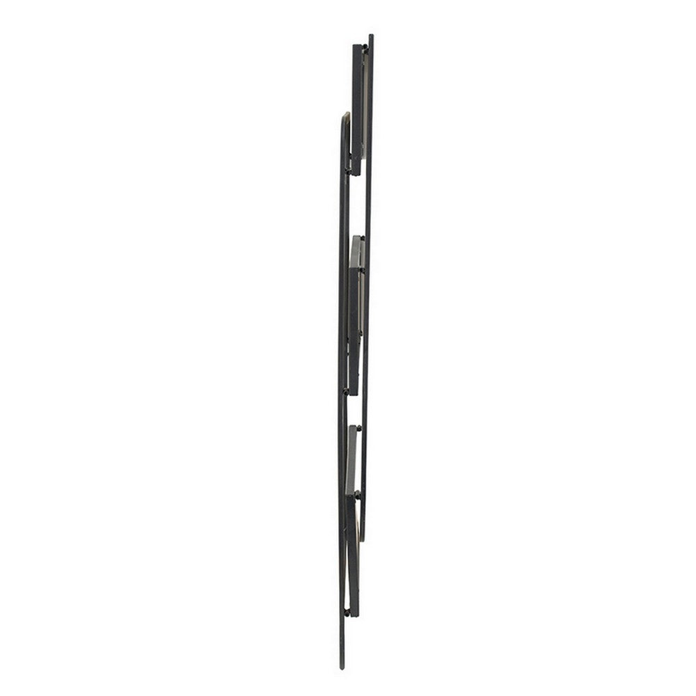 32 Inch Shelving Unit, Black Curved Iron Frame, Three Fir Wood Shelves By Casagear Home