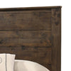 Frio King Size Storage Bed 2 Drawers Low Platform Design Rustic Brown