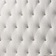 Dini California King Bed Crystal Button Tufting White Velvet Upholstery BM302875