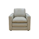 Zeen 39 Inch Modern Armchair with Cushioned Seats Taupe Faux Leather BM302924