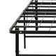 Full Size Bed Frame Foundadtion Metal Base Under Bed Storage Space Black BM302934