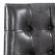 20 Inch Dining Chair with Button Tufted Backrest Set of 4 Crossed Braces BM303126