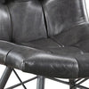 20 Inch Dining Chair with Button Tufted Backrest Set of 4 Crossed Braces BM303126