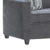 Two Piece Sectional Sofa Reversible Chaise Gray Chenille Upholstery BM303136