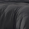 Uvi 3 Piece King Comforter Set Cotton Natural Crinkled Texture Graphite By Casagear Home BM304779