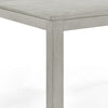 Pane 59 Inch Rectangular Wood Dining Table, Smooth Gray, Tall Block Legs By Casagear Home