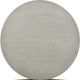 Pane 47 Inch Rounded Wood Dining Table, Smooth Gray Finish, Tall Block Legs By Casagear Home