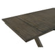 67"-95" Extendable Dining Table, Trestle Base, Rustic Brown by Casagear Home