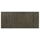 67"-95" Extendable Dining Table, Trestle Base, Rustic Brown by Casagear Home