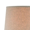 Leni 31 Inch Hydrocal Table Lamp, Drum Shade, Blue Gray Tall Urn Base  By Casagear Home