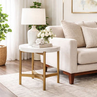 White, Gold Bronze