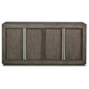 65 Inch Sideboard Buffet Server 2 Double Door Cabinets Weathered Gray By Casagear Home BM306625