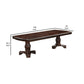 Cary 108 Inch Dining Table Rectangular Classical Wood Details Dark Brown By Casagear Home BM307215