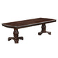 Cary 108 Inch Dining Table, Rectangular, Classical Wood Details, Dark Brown By Casagear Home