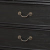 Berry 62 Inch Wide Dresser with Mirror 9 Drawers Floated Top Black Wood By Casagear Home BM307272