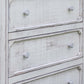 Genie 54 Inch Tall Dresser Chest 4 Drawers White Solid Mango Wood By Casagear Home BM307393