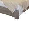 Ken King Size Bed with Headboard Footboard Clean Design Rustic Gray By Casagear Home BM307488