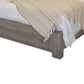 Ken Queen Size Bed with Headboard Footboard Clean Design Rustic Gray By Casagear Home BM307489