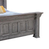 Siya Queen Size Bed Clean Rustic Headboard and Footboard Gray Finish By Casagear Home