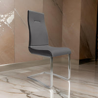 Dark Gray and Chrome