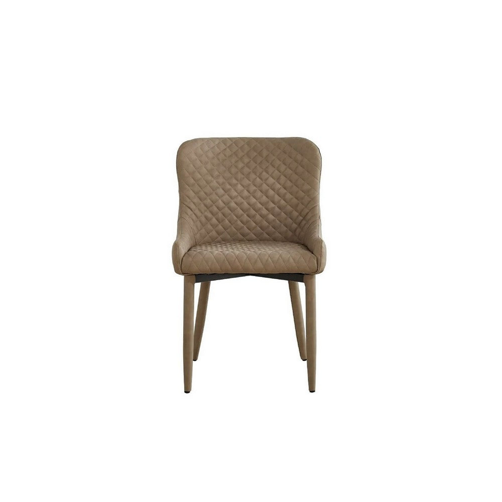 Tika 26 Inch Counter Height Chair, Set of 2, Faux Leather, Light Gray By Casagear Home