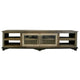Peya 93 Inch TV Media Entertainment Console Fixed Shelves Glass Doors By Casagear Home BM307548