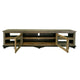 Peya 93 Inch TV Media Entertainment Console Fixed Shelves Glass Doors By Casagear Home BM307548