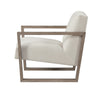 Cvi 31 Inch Armchair Cushioned Seat Taupe Framed Legs Beige Upholstery By Casagear Home BM307563