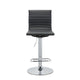 Beli 24-31 Inch Barstool Chair Set of 2 Adjustable Height Chrome Black By Casagear Home BM307577