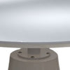 Nasa 36 Inch Modern Dining Table, Round Lacquer Surface, Pedestal Base By Casagear Home