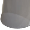 Nasa 36 Inch Modern Dining Table, Round Lacquer Surface, Pedestal Base By Casagear Home