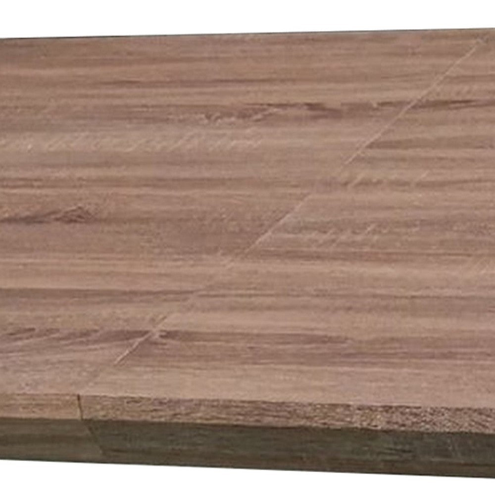 Col 71-95 Inch Extendable Dining Table U Shaped Pedestal Base Brown By Casagear Home BM307592