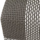 Huma 18 Inch Indoor Outdoor Accent Cube White Gray Rope Woven Upholstery By Casagear Home BM308559
