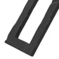 12 Inch Sculpture, 2 Metal Rectangles, Entwined Metal Structures, Black By Casagear Home